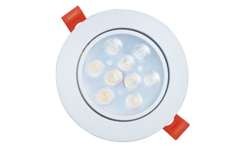 【開孔9cm】LED 9W 9珠 聚光可調整角度崁燈