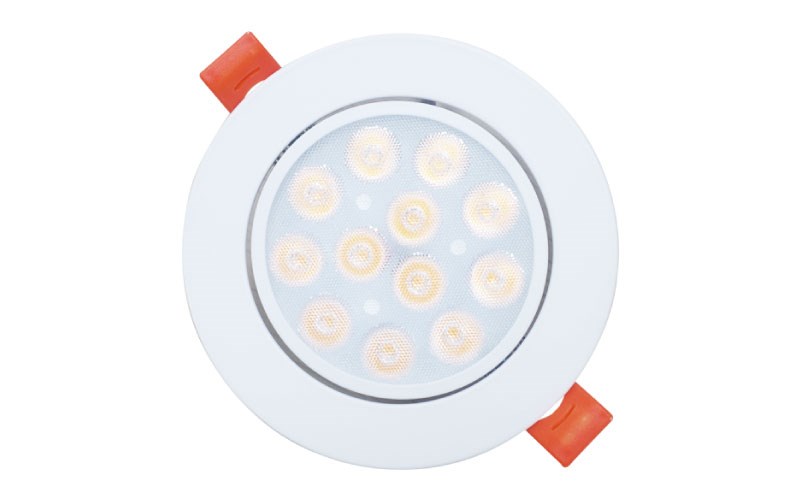 【開孔9cm】LED 12W 12珠 聚光可調整角度崁燈